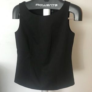 Ann Taylor Black Fit & Flare Top